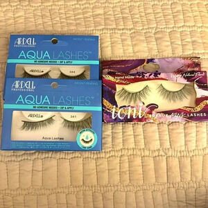 *Final Price* Ardell Aqua Lashes & 3D Faux Ioni Lashes NIB Lot of 3 Brand New!